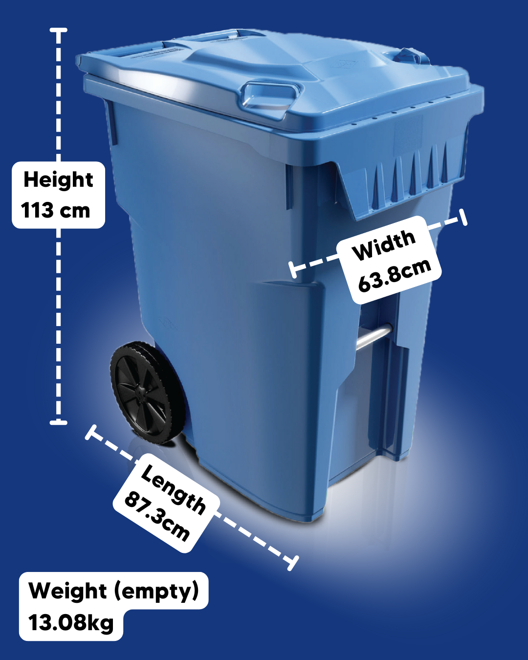 Blue box cart