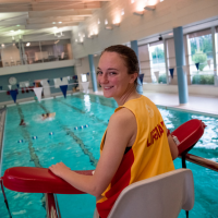 Lifeguard at the pool