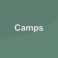 Green background with text Camps