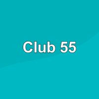 teal background with text Club 55