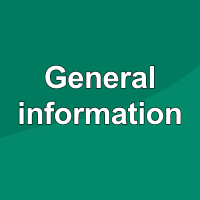 Green background with text General information