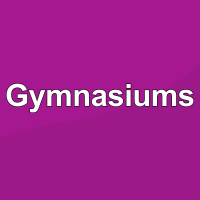Purple background with text gymnasiums