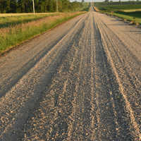 Dirt road in the country