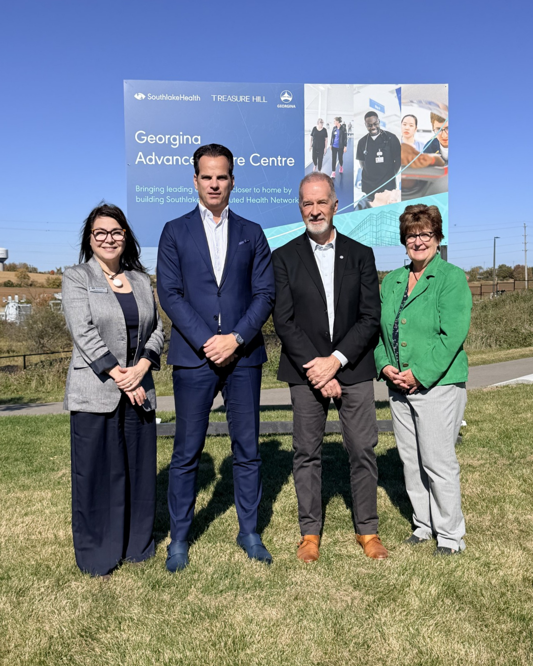 The partnership of Southlake Health and Treasure Hill to Georgina's first Advanced Care Centre