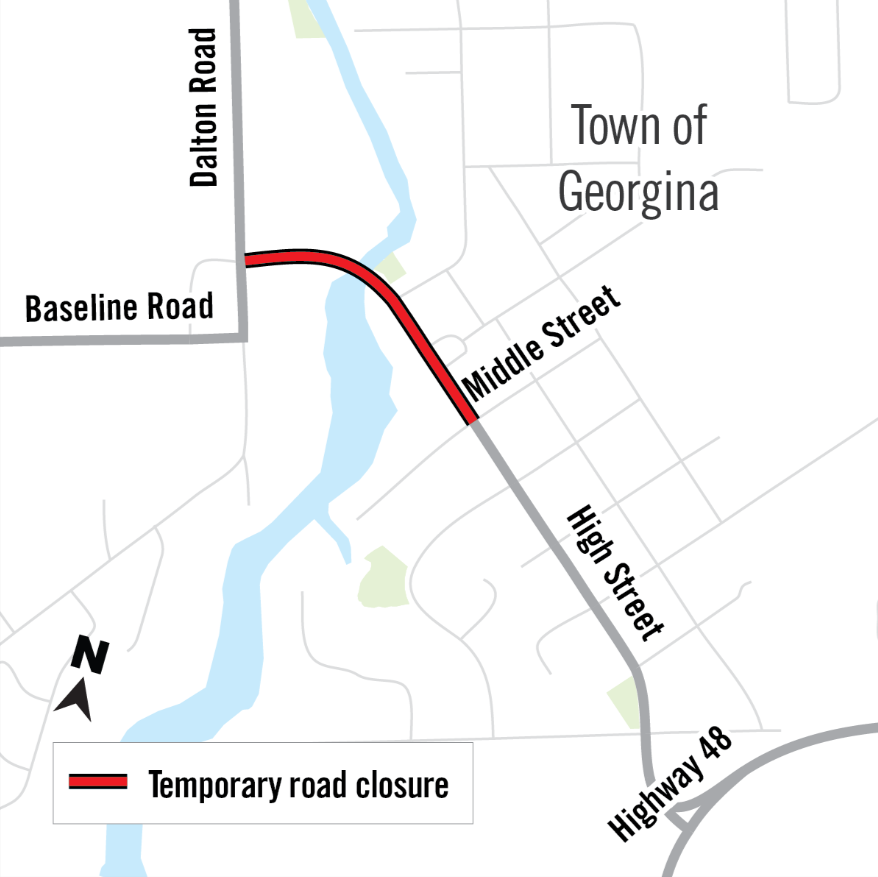 Map of affected area