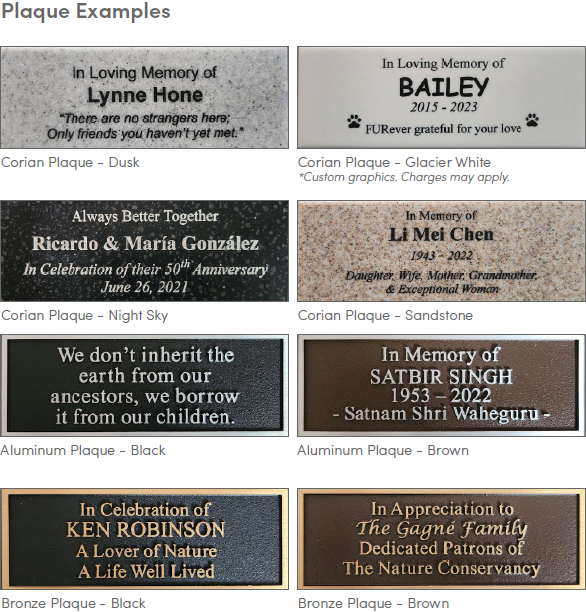 samples of plaques