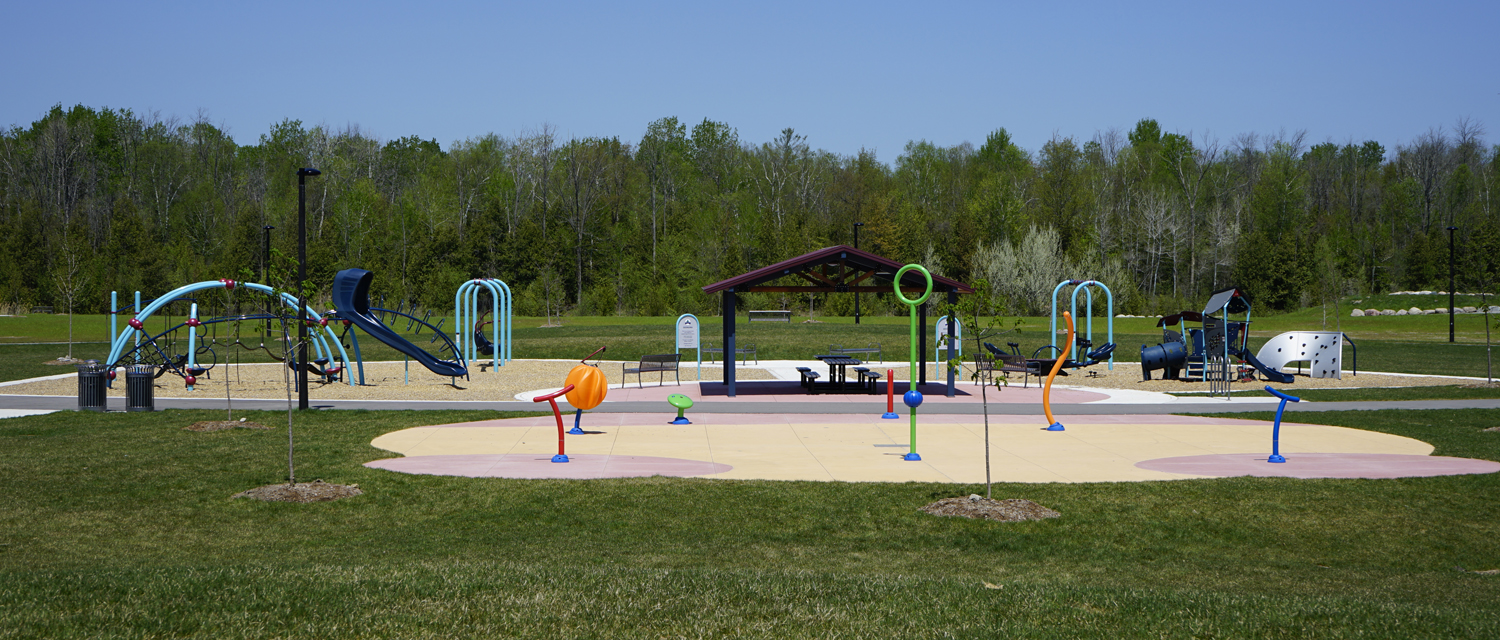 Julia Munro Park Accessible Playground equipment at Julia Munro Park