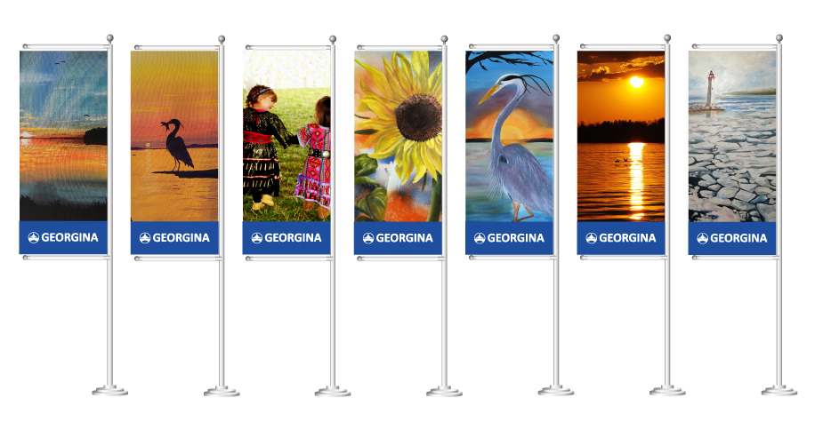 Georgina 2021 Downtown Street Banner Artwork Georgina Street Banner Flags chosen artwork