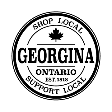 Shop local and support local logo in Georgina