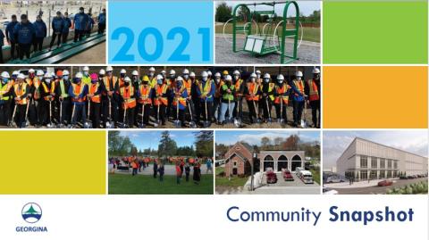Town of Georgina 2021 Community Snapshot cover page