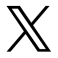 Logo for X social media