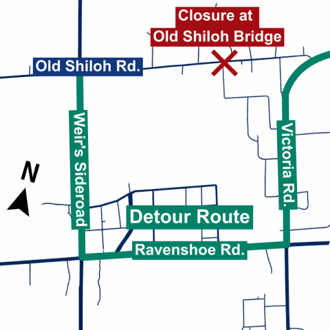 Map of affected areas