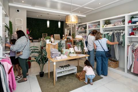 shopping in store