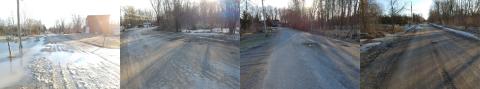 Damage on Irving Drive four damaged roads that need reconstruction