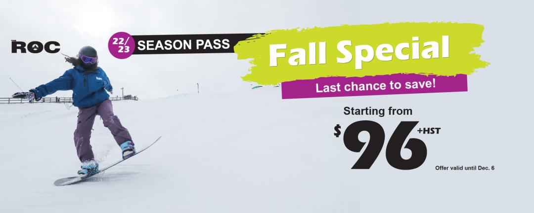 2022 Season Pass Fall Special