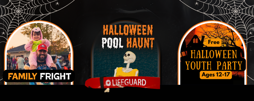 three posters for events 