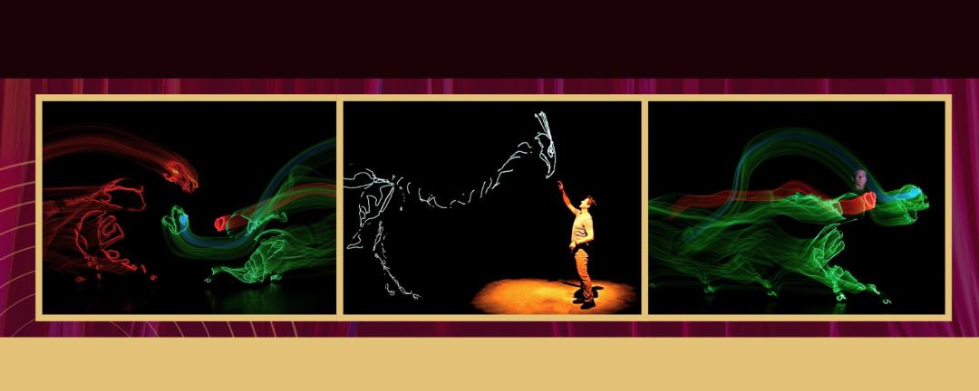 Image of Dino Light across three photos 